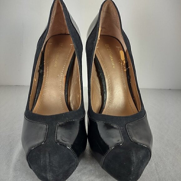 BCBGeneration Black 4.5 Inch Heels Size 8.5 - Picture 1 of 9